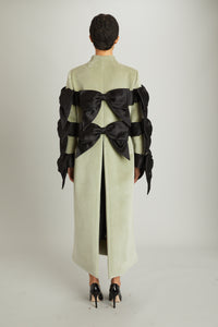 Velvet Gallery Bow Coat