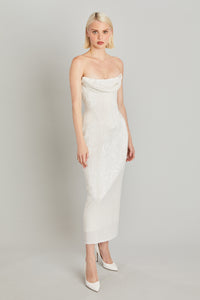 White Mid-Calf Ivy Dress