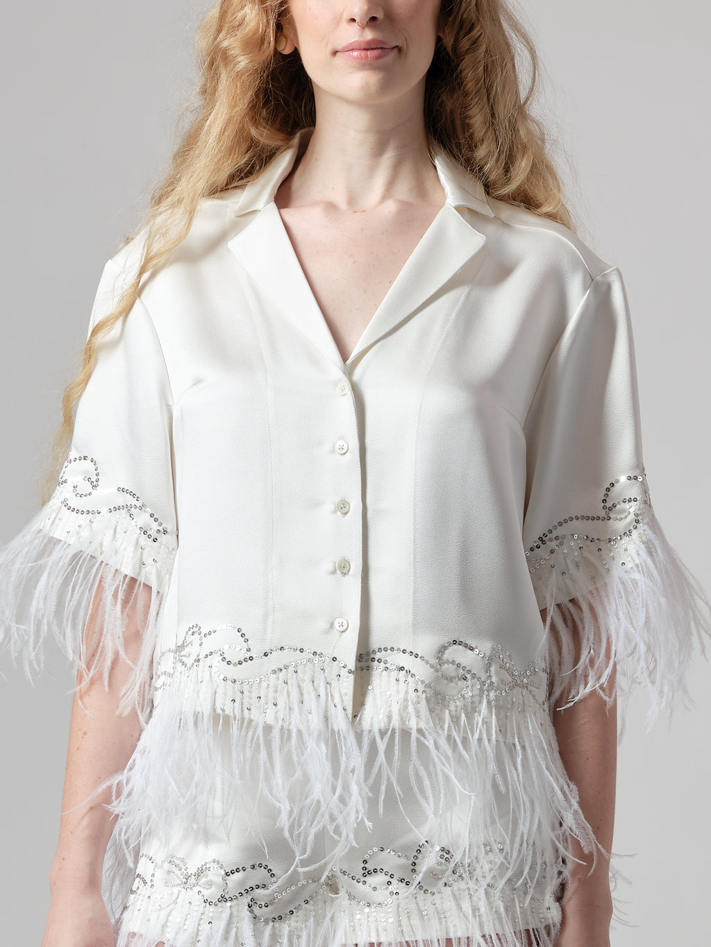 EMBROIDERED PAJAMA BLOUSE – Wiederhoeft